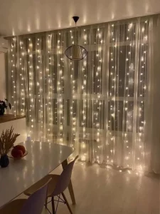 Свадьба, Новый год или открытие магазина — 5 сценариев для гирлянды шторы